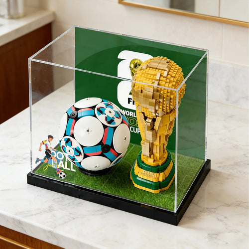 Acrylic Premium Display Case for World Cup Trophy & Soccer Ball Models