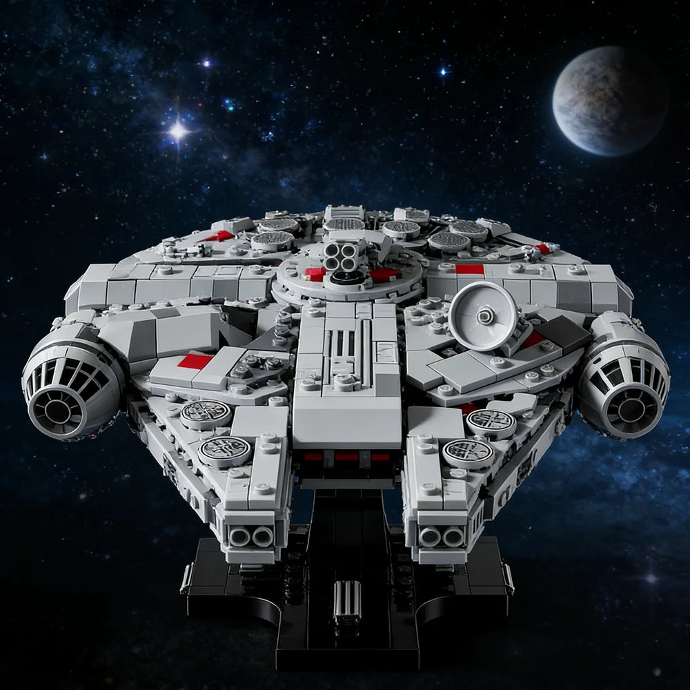MOC Falcon Starship Build – 921 Pieces