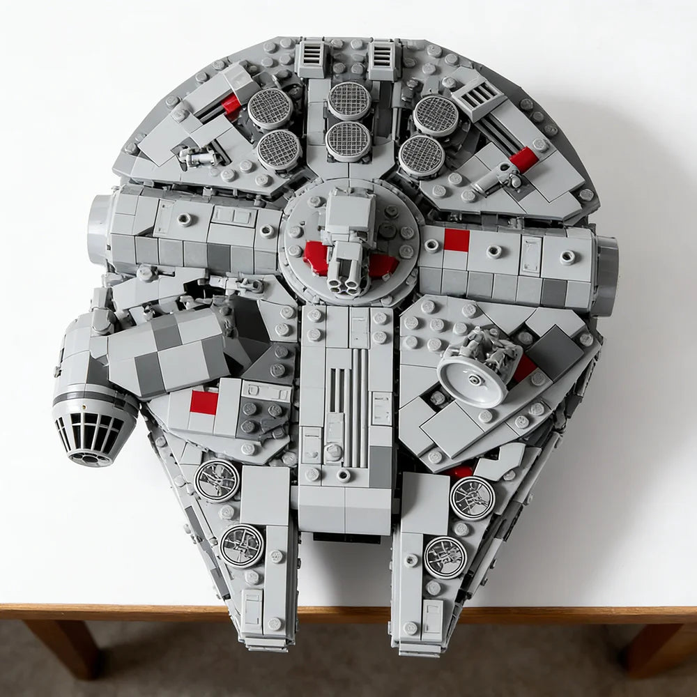 MOC Falcon Starship Build – 921 Pieces