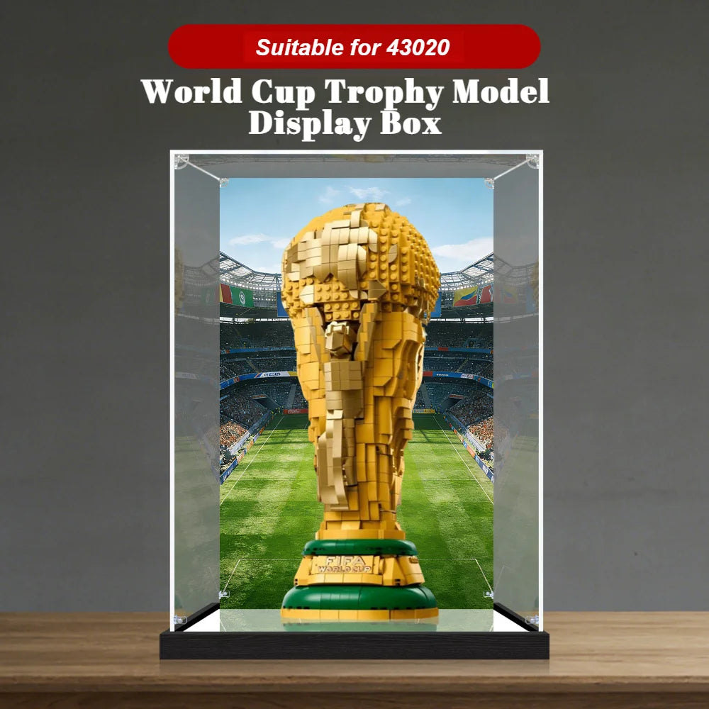 Premium Display Case for LEGO 43020 World Cup Trophy